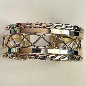 Mexico Branded Silver Cuff or Bracelet